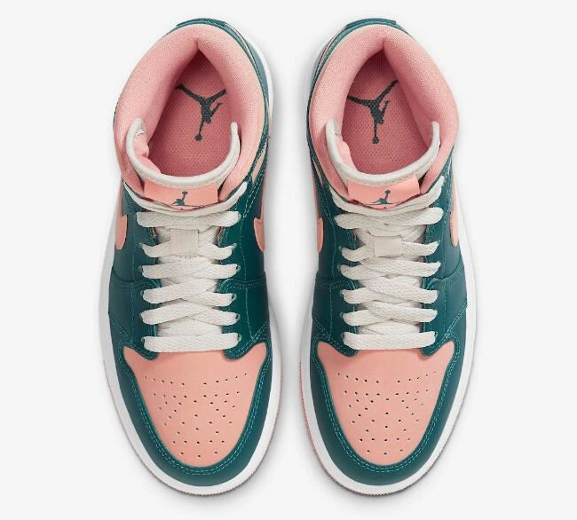 Cheap Air Jordan 1 Mid Dark Teal Green