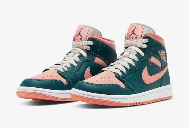 Cheap Air Jordan 1 Mid Dark Teal Green