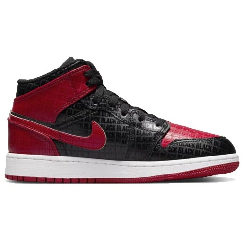 Air Jordan 1 Mid GS Bred