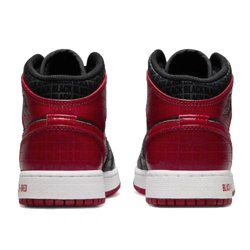 Air Jordan 1 Mid GS Bred