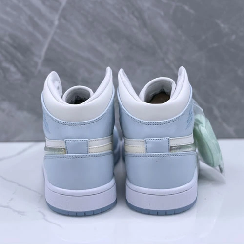 Air Jordan 1 Mid GS Glitter Swoosh