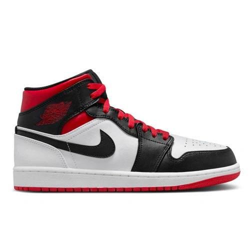 Air Jordan 1 Mid Gym Red Black Toe