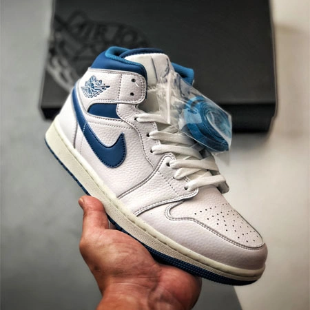 Air Jordan 1 Mid Industrial Blue
