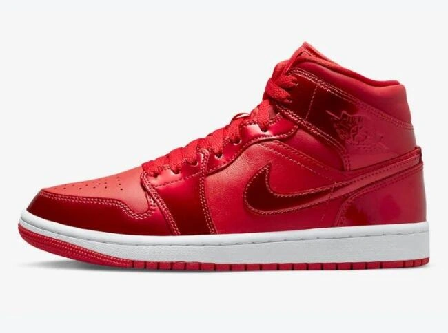 Air Jordan 1 Mid Red Pomegranate