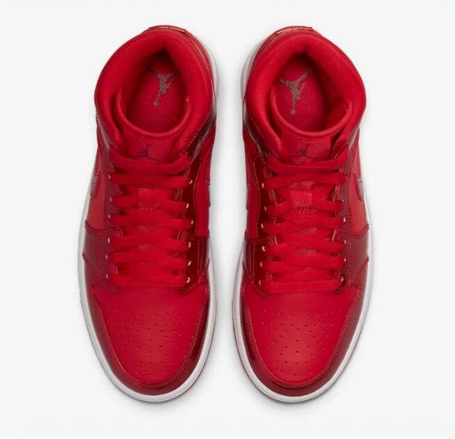 Air Jordan 1 Mid Red Pomegranate