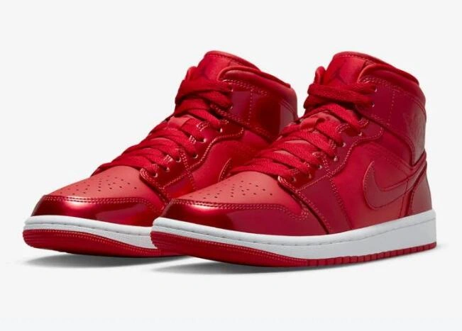 Air Jordan 1 Mid Red Pomegranate