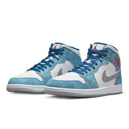 Cheap Air Jordan 1 Mid White Blue
