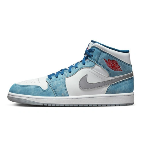 Air Jordan 1 Mid White Blue