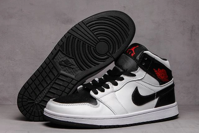 Cheap Air Jordan 1 Retro Black Red-1