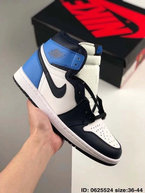 Air Jordan 1 Retro White Blue Black-1