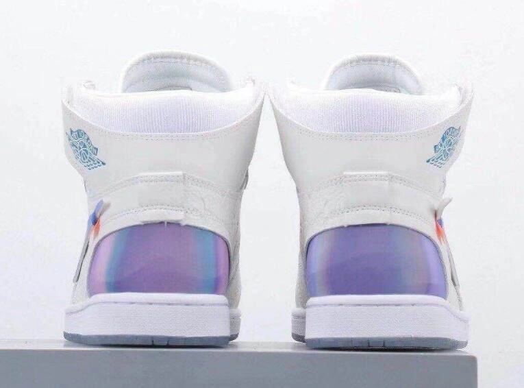 Cheap Air Jordan 1 Retro White Purple-1