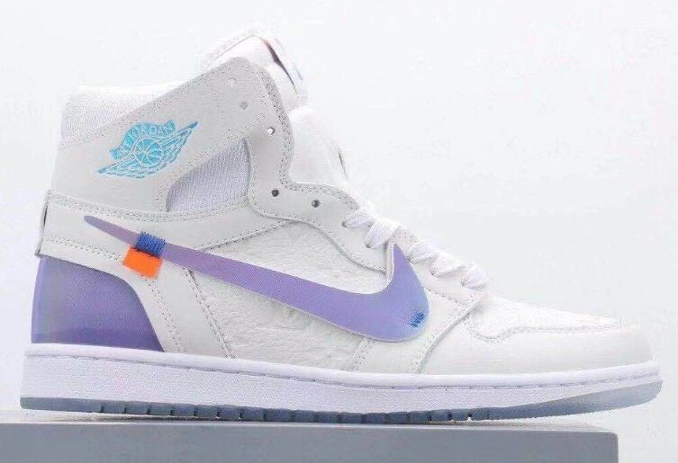 Air Jordan 1 Retro White Purple-1