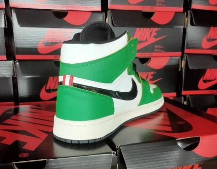 Affordable Air Jordan 1 White Green-1