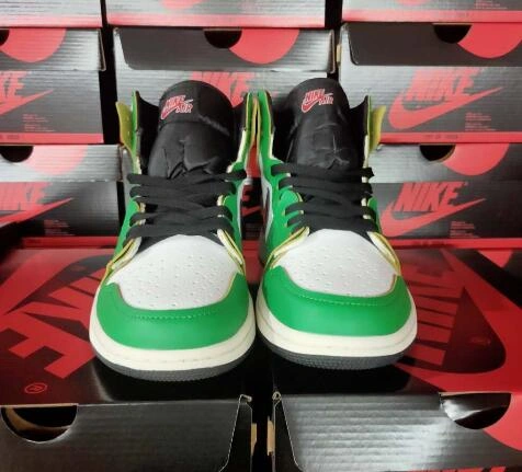 Affordable Air Jordan 1 White Green-1