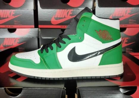 Affordable Air Jordan 1 White Green-1