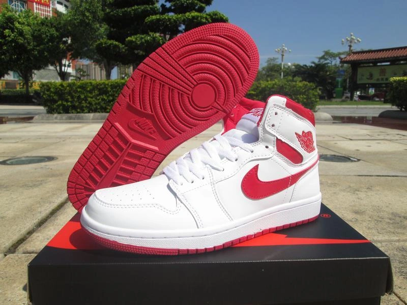 Air Jordan 1 White Metal Red-01