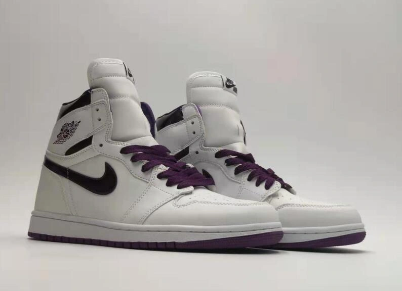 Air Jordan 1 White Purple Grape