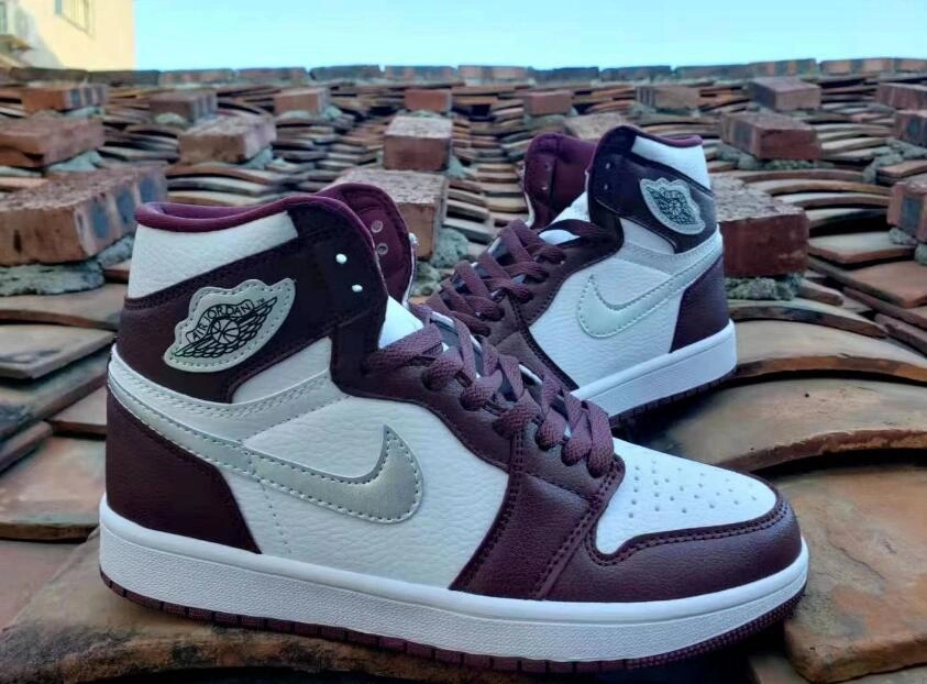 Cheap Air Jordan 1 White Purple