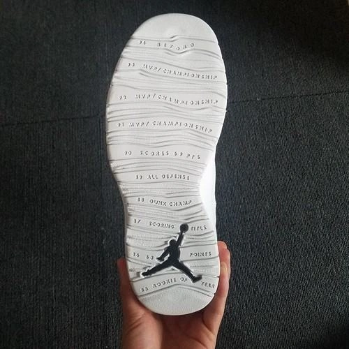 Air Jordan 10 White Black-1