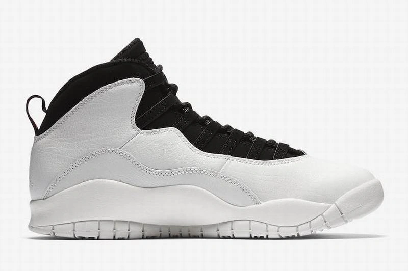 Air Jordan 10 White Black-1