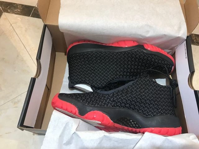 Air Jordan 11 Black Red Woven -1