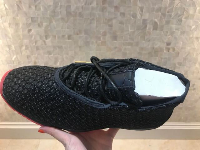 Air Jordan 11 Black Red Woven -1