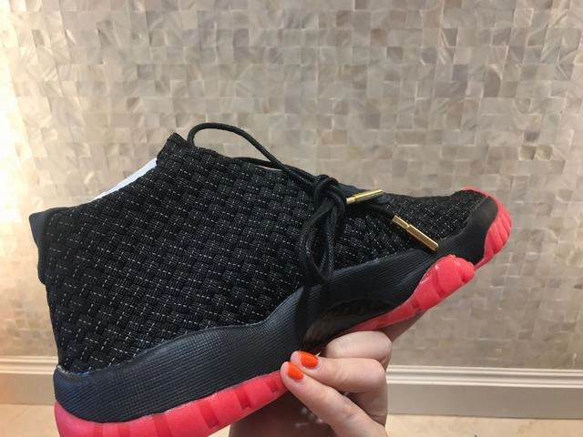 Air Jordan 11 Black Red Woven -1