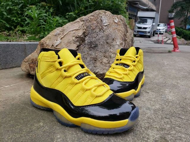 Air Jordan 11 Bumblebee Yellow Black-1