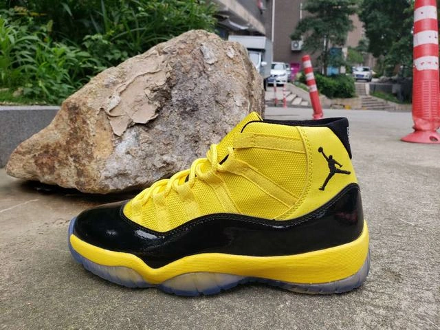 Air Jordan 11 Bumblebee Yellow Black-1