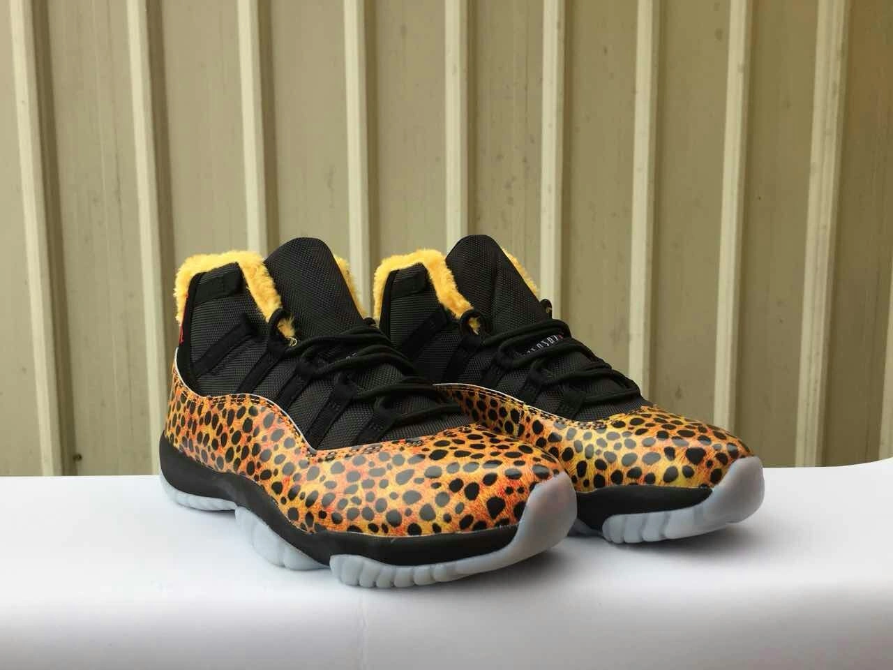Air Jordan 11 Gold Leopard-1