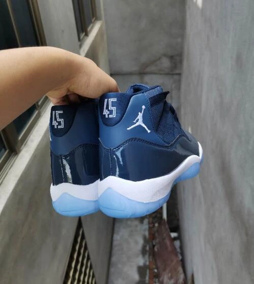 Air Jordan 11 High Navy Blue-1