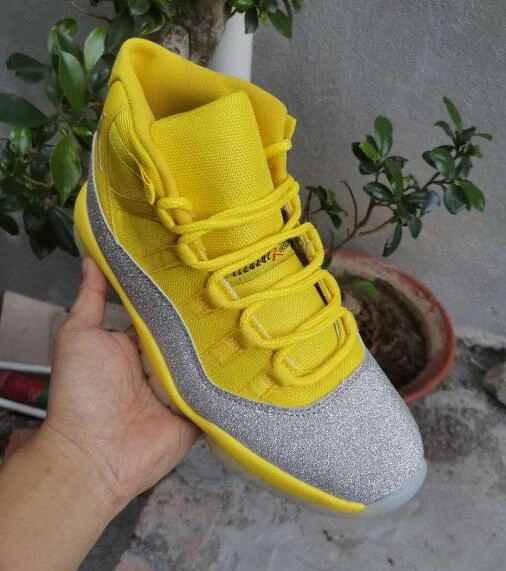 Air Jordan 11 High Yellow WMNS-1