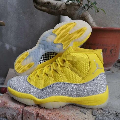 Air Jordan 11 High Yellow WMNS-1