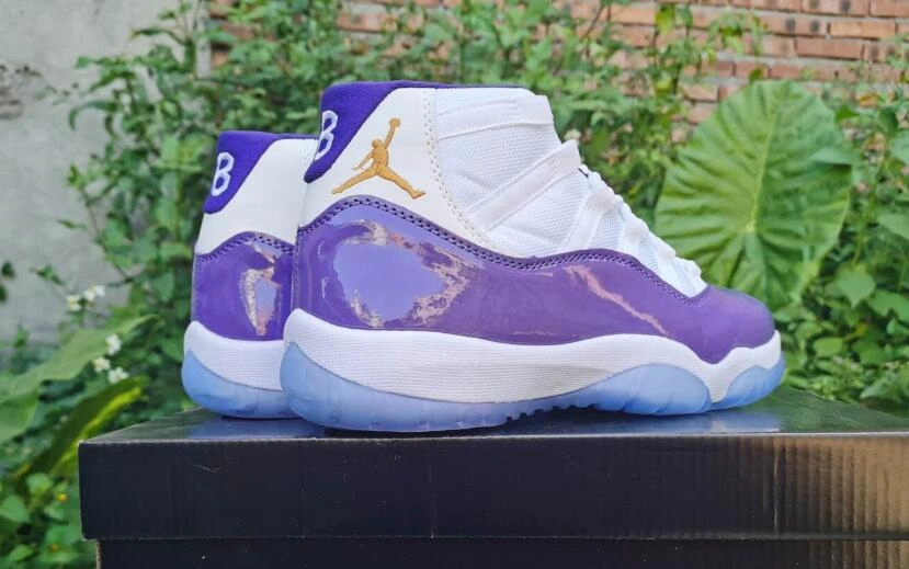 Air Jordan 11 Kobe White Purple-1