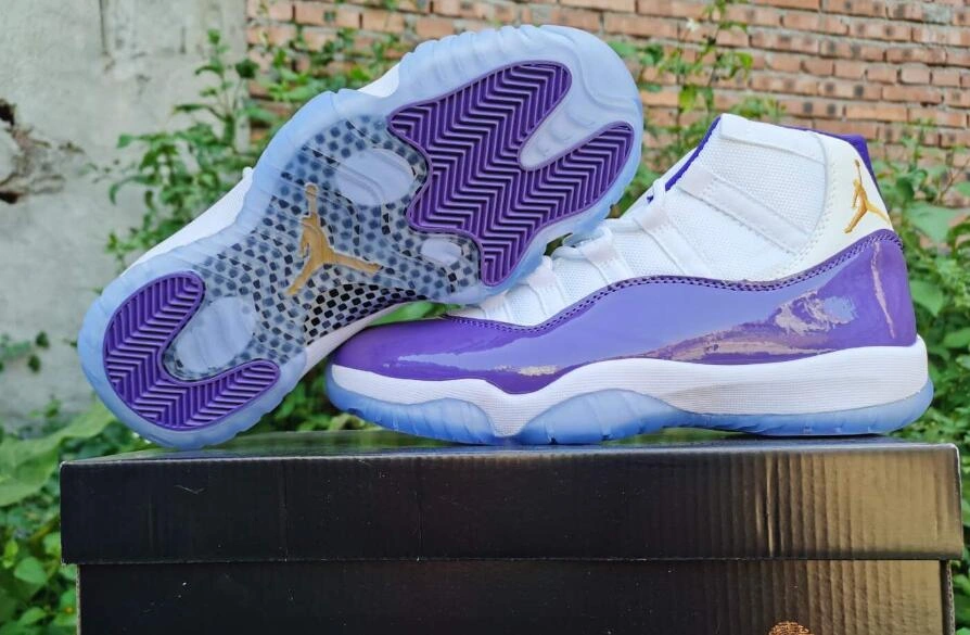 Air Jordan 11 Kobe White Purple-1