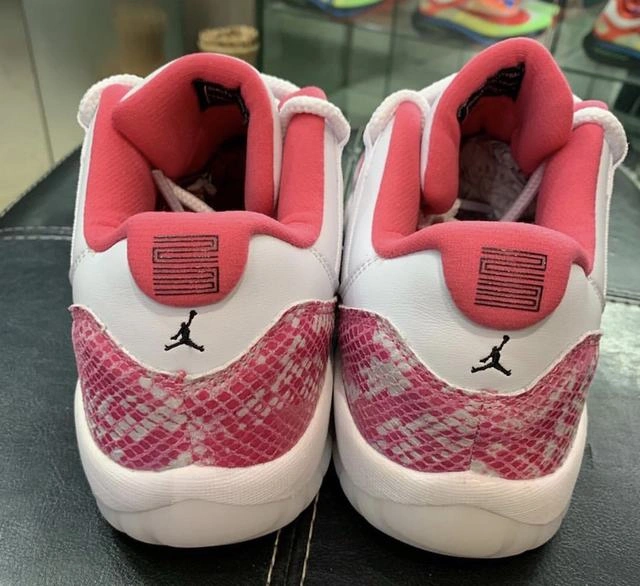 Air Jordan 11 Low GS WMNS Pink Snakeskin-1