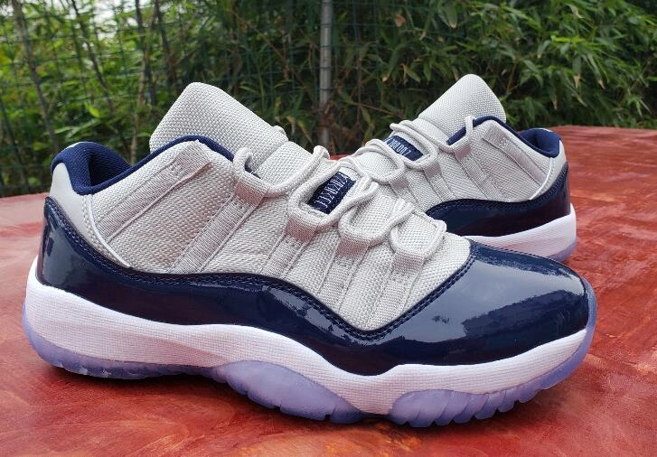 Air Jordan 11 Low Navy Blue-1