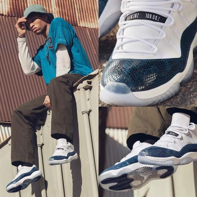 Air Jordan 11 Low Snakeskin-1
