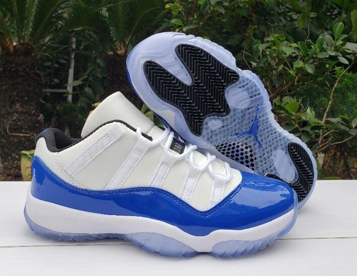 Air Jordan 11 Low White Blue-1