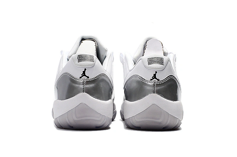 Air Jordan 11 Low White Silver-1
