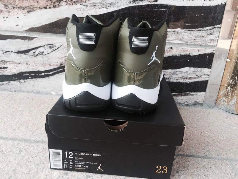 Air Jordan 11 Olive Green-1