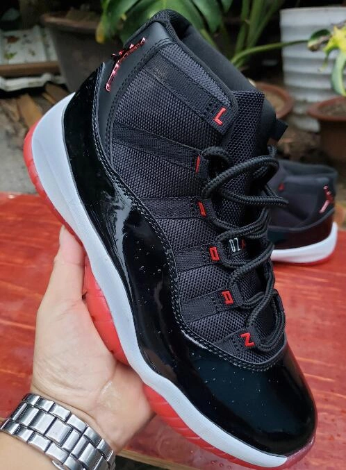 Air Jordan 11 Red Black Printing-1