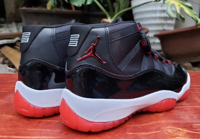 Air Jordan 11 Red Black Printing-1