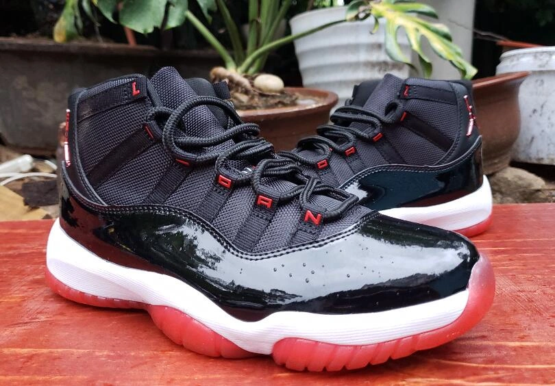 Air Jordan 11 Red Black Printing-1