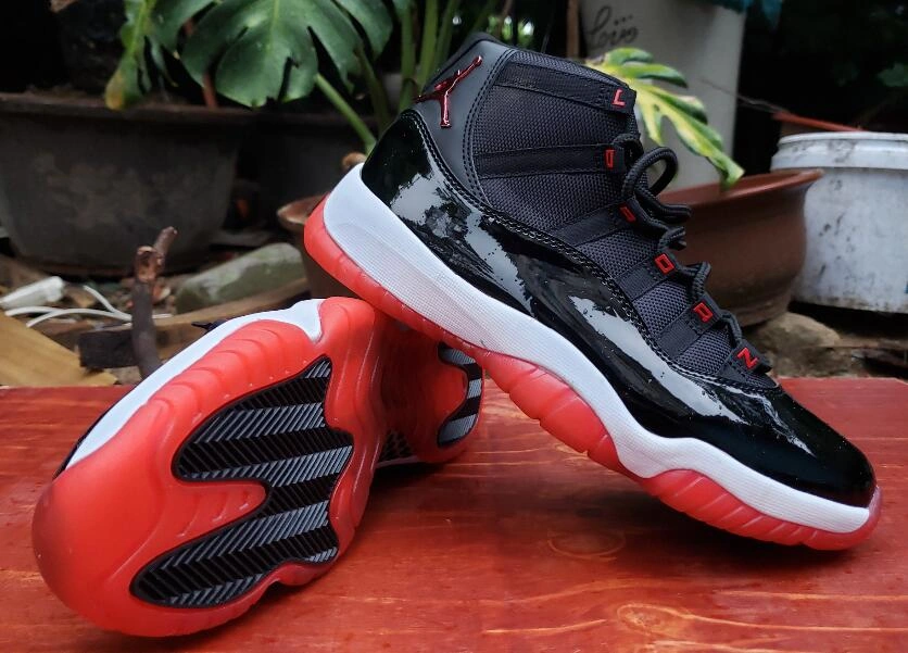 Air Jordan 11 Red Black Printing-1