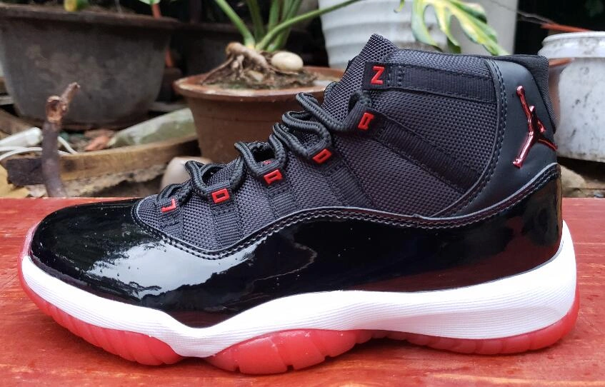 Air Jordan 11 Red Black Printing-1