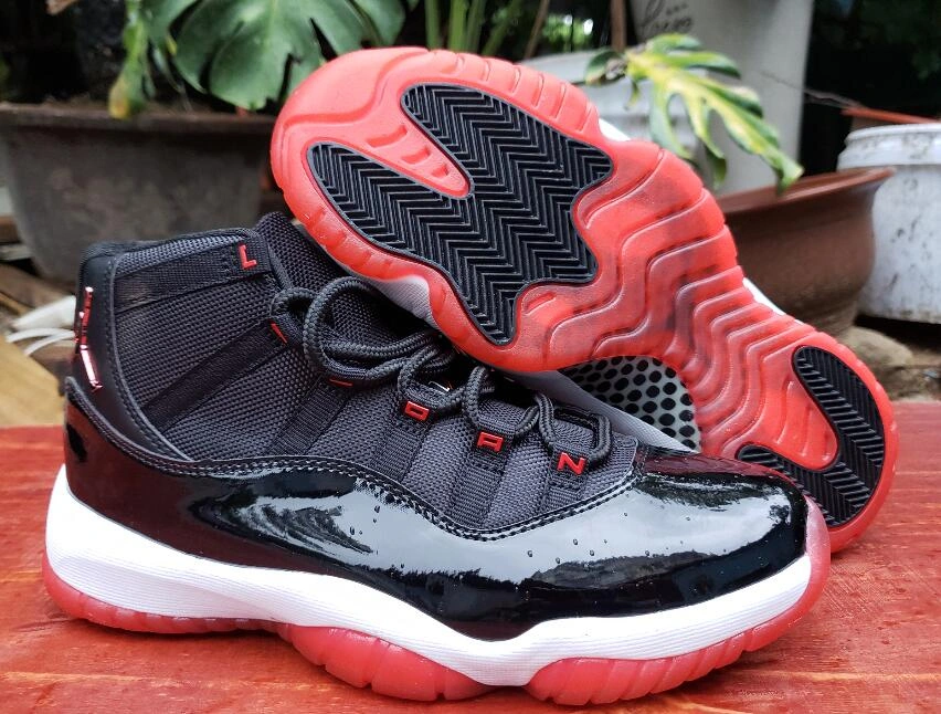 Air Jordan 11 Red Black Printing-1