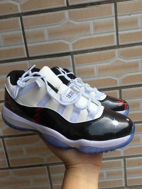 Air Jordan 11 Universe White Black-1
