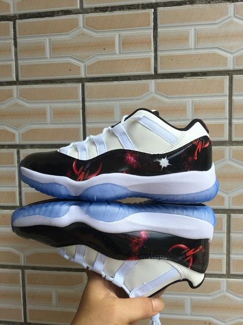 Air Jordan 11 Universe White Black-1