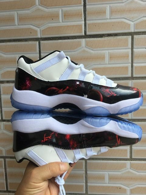 Air Jordan 11 Universe White Black-1